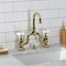Kingston Brass Bridge Bathroom Faucet with Brass Pop-Up, Polished Brass KS7992PX - alternate 2